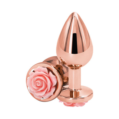 Rear Assets Rose Anal Plug Pink MEDIUM